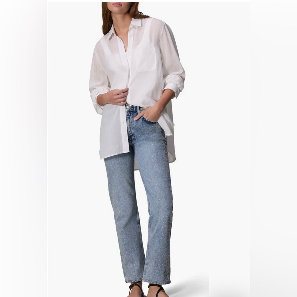 RAG & BONE Oversized Maxine Linen Shirt - Picture 3 of 12